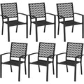 sedie per tavolo da giardino nero sala pranzo resistente
