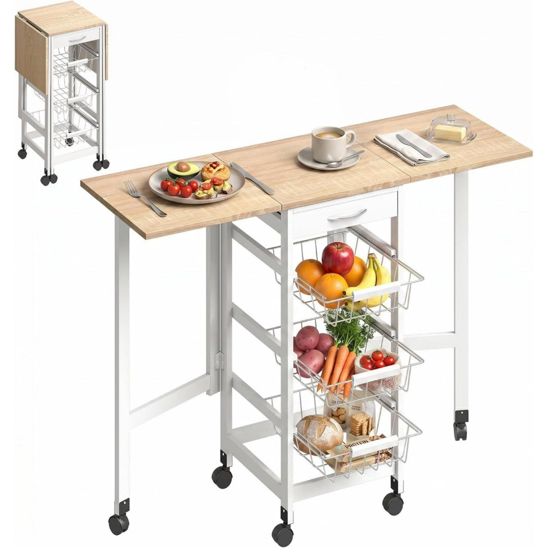 carrelli portaoggetti bianco 1